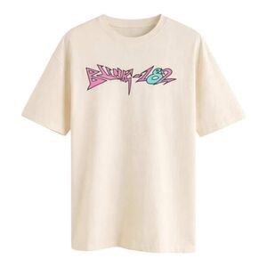 Blink-182 ($59) Cotton Regular Fit Band Graphic Print T-Shirt